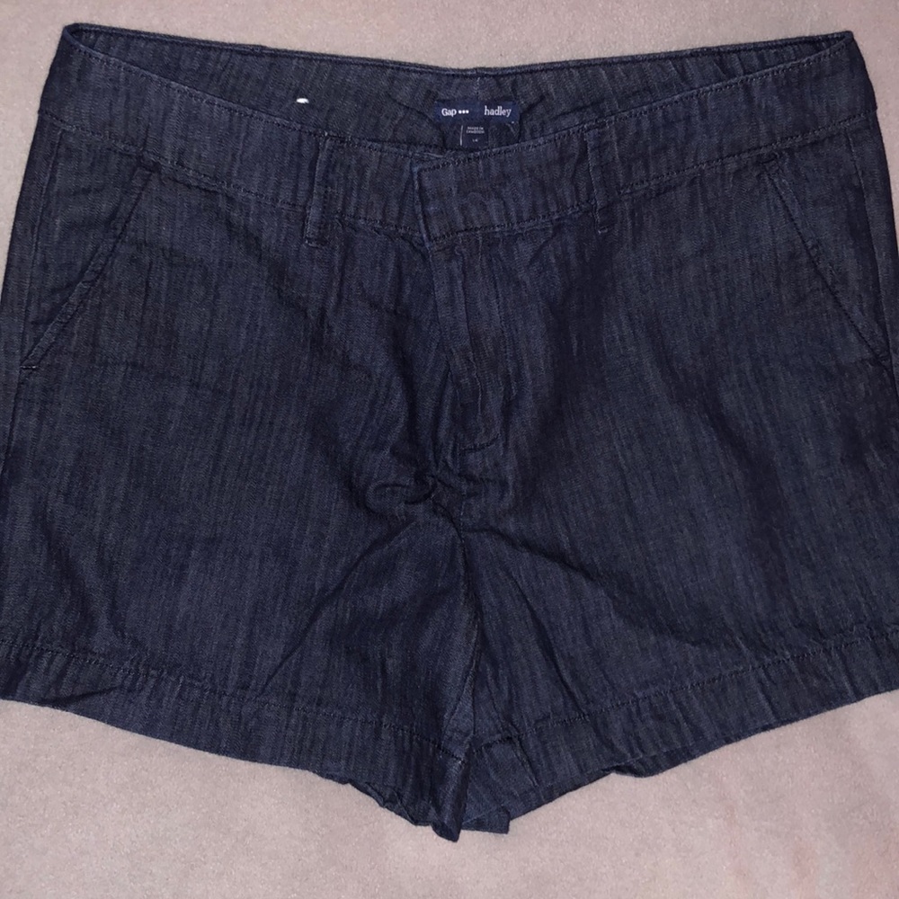 Gap dark wash denim “Hadley” shorts